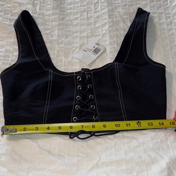 Forever 21 Lace-Up top Brand New - Picture 5 of 6